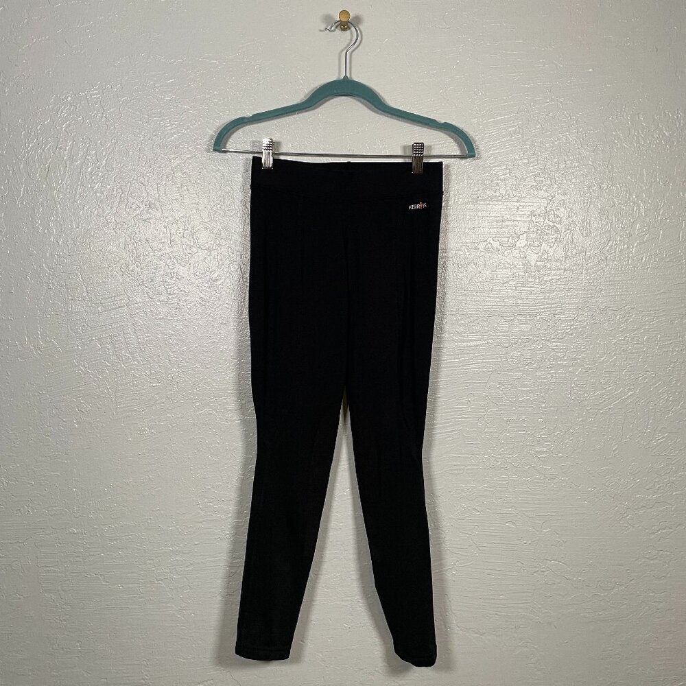Kerrits Women S Black Equestrian Riding Pants Ultrasuede Patches Leggings